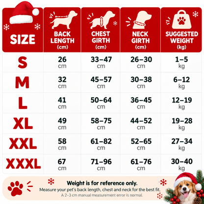 Santa Rider Dog Costume